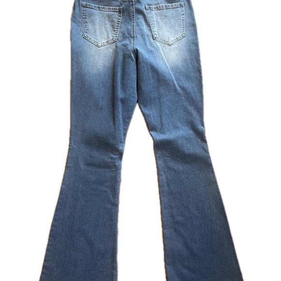 YMI Light Blue Flare High Rise Jeans - Picture 5 of 6